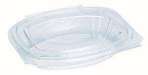 rPET Verpackungsschale mit Deckel 250 ml transparent