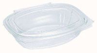 rPET Verpackungsschale mit Deckel 750 ml transparent