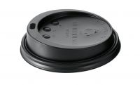 Coffee to go black lid for Ø 80 mm coffee cups with sip hole