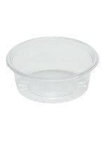 Verpackungsbecher RPET, transparent, rund, 80ml