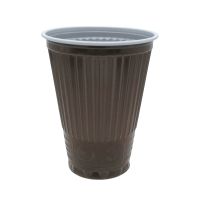 Automatenbecher 150 ml braun-weiß 4,0g Thermobecher