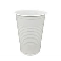 Drinking cup 180 ml white, PS