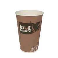 BioWare™ Papier Automatenbecher Love Nature 180 ml