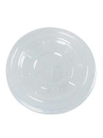 Deckel mit Kreuzstanzung, RPET, transparent für 95,0mm
