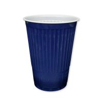 Automatenbecher 180 ml blau-weiß 4,5g Thermobecher