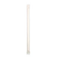 Papierstrohhalm weiß 204 x 7,3 mm, einzeln verpackt