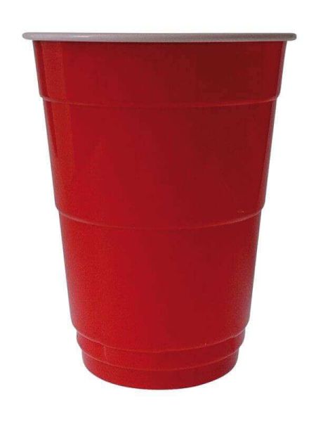 Partybecher "Red Cup", PS, rot/weiß, 400ml (800 Stk.)