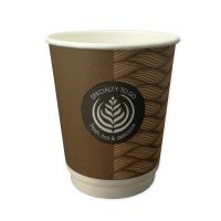 Double wall paper cup 200 ml coffee to go
