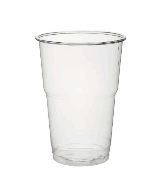 Ausschankbecher / Bierbecher, RPET, transparent, 250ml (1.000 Stk.)