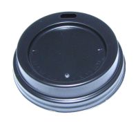 Vending Deckel schwarz ø 70,3 mm mit Trinkloch