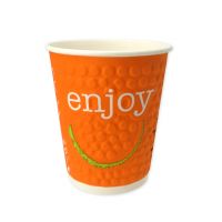 Double-wall hot beverage cup Enjoy Bubble 200ml