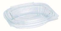 rPET Verpackungsschale mit Deckel 250 ml transparent