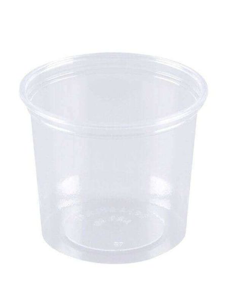 Verpackungsbecher PS, klar, rund, 125ml
