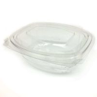 rPET Verpackungsschale mit Deckel 500 ml transparent