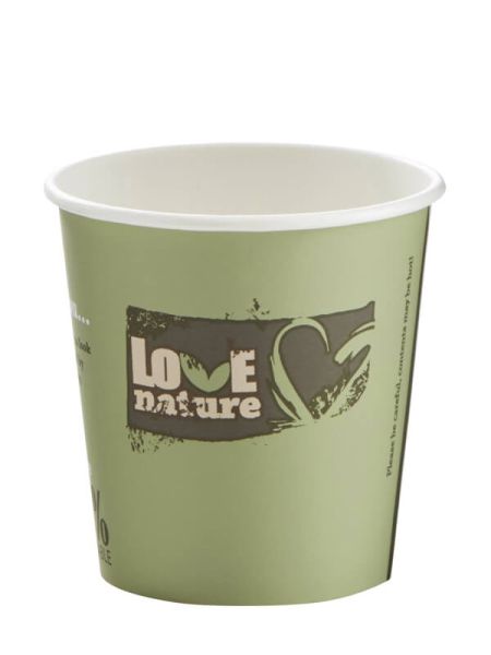 Heißgetränkebecher "Love Nature", mit Biobeschichtung, 100ml (2.000 Stk)