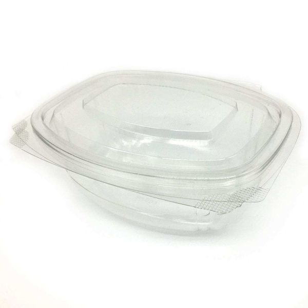rPET Verpackungsschale mit Deckel 500 ml transparent