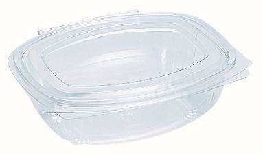 rPET Verpackungsschale mit Deckel 1000 ml transparent