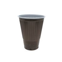 Automatenbecher 150 ml braun-weiß 3,7g Thermobecher light