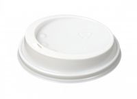 Coffee to go white lid for Ø 90 mm coffee cups with sip hole