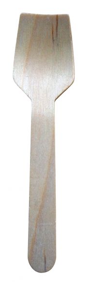 Holz Eiskremlöffel 95 mm beschichtet