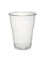 Ausschankbecher / Bierbecher, RPET, transparent, 200ml (1.000 Stk.)