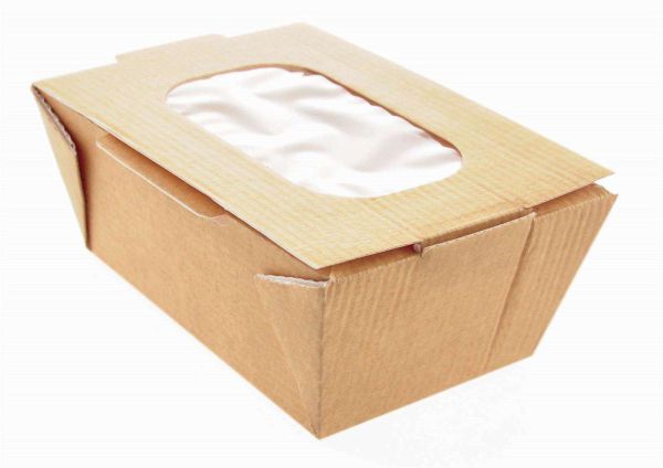 Food to go Box mit Fenster klein