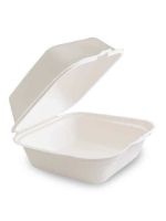 Burger Box, Zuckerrohr, 150x150x75mm