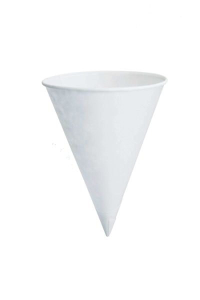 Papier Trinktüte weiß 120 ml