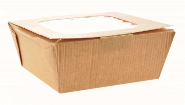 Food to go Box mit Fenster medium